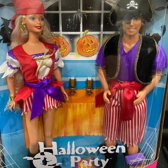 halloween party barbie and ken